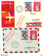 Primo Volo (Vaticano)/Roma/Parigi E Roma/Nizza - Unused Stamps