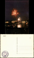 Ansichtskarte Helgoland (Insel) Feuerwerk 1976  Sonderstempel 150 Jahre - Other & Unclassified