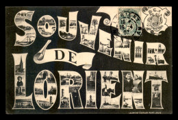 56 - LORIENT - SOUVENIR - LETTRES MULTIVUES - Lorient