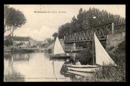 49 - MORANNES - LE PONT - BARQUE A VOILE - Other & Unclassified