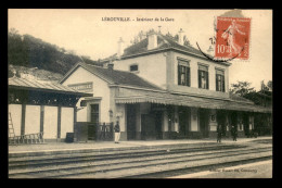 55 - LEROUVILLE - INTERIEUR DE LA GARE DE CHEMIN DE FER - EDITION HUAULT FILS COMMERCY - Lerouville