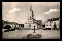 72 - ECOMMOY - L'EGLISE - LA PLACE - Ecommoy