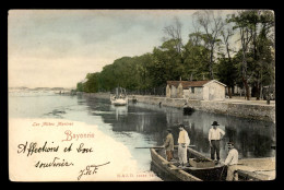 64 - BAYONNE - LES ALLEES MARINES - CARTE COLORISEE - Bayonne