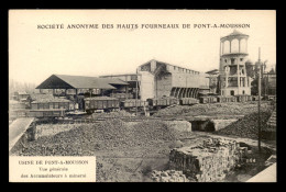 54 - PONT-A-MOUSSON - LES HAUTS-FOURNEAUX - LES ACCUMULATEURS A MINERAI - Pont A Mousson