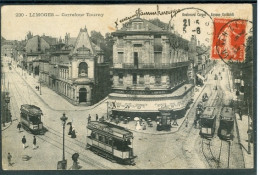 10171 LIMOGES- Carrefour Tourny - Grand Café De L’Univers - Trams Avec Publicité - Limoges