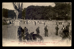 14 - CAEN - FETE FEDERALE DE GYMNASTIQUE DU 16 JUILLET 1911 - DEFILE DEVANT LA TRIBUNE PRESIDENTIELLE - Caen