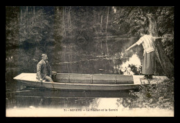 89 - NOYERS - EN BARQUE SUR LE FOLON ET LE SEREIN - Noyers Sur Serein