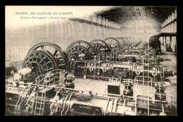 54 - LONGWY - LA SOCIETE DES ACIERIES - GROUPES ELECTROGENES - STATION 1903 - Longwy