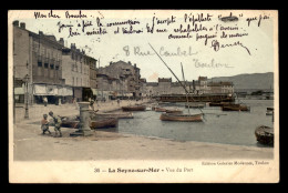 83 - LA SEYNE-SUR-MER - VUE DU PORT - CARTE ANCIENNE COLORISEE - La Seyne-sur-Mer