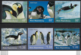 2001 Ross Dependency Penguins 6v. MNH SG. N. 72/77 - Sonstige & Ohne Zuordnung