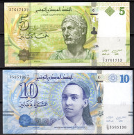 5 Dinars P95 Et 10 Dinars P96-Neuf ** UNC ** - Tunesien