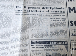 STAMPA SERA 6/1/1964 CINQUEFRONDI REGGIO CALABRIA COSTIGLIOLE DI SALUZZO NUSCO - Sonstige & Ohne Zuordnung
