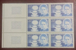 France  Bloc De 6 Timbres  Neuf**  YV N° 1533 Marie Curie - Mint/Hinged