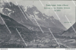 Cf177 Cartolina Courmayeur Entreves Et Les Grandes Jorasses Aosta - Autres & Non Classés