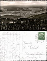 Ansichtskarte Titisee-Neustadt Luftbild Stadt Und Hochfirst 1958 - Titisee-Neustadt