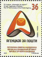 NMK 2023-29 AGENZIA FOR POST, NORTH MACEDONIA, 1v, MNH - Macédoine Du Nord