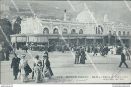Cf203 Cartolina Montecarlo Cafe' De Paris 1905 Francia France - Altri & Non Classificati