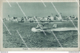 Cf200 Cartolina Ex Colonie Tripoli Partenza Dell'idro Postale Per L'italia - Autres & Non Classés