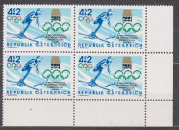 1984 , III. Weltwinterspiele Für Körperbehinderte (5) ( Mi.Nr.: 1765 ) 4-er Block Postfrisch ** - Unused Stamps