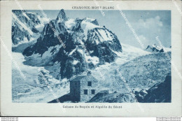 Cf188 Cartolina Chamonix Mont Blanc Cabane Du Requin Et Aiguilledu Geant Francia - Altri & Non Classificati