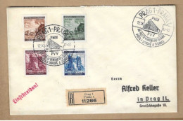 Los Vom 01.06  Briefumschlag Aus Prag 1941  Sonderstempel - Occupation 1938-45