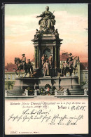 AK Wien, Kaiserin Maria Theresia-Monument Im Abendlicht  - Other & Unclassified