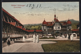 AK Bad Salzungen, Gradierhaus Mit Brunnen  - Bad Salzungen