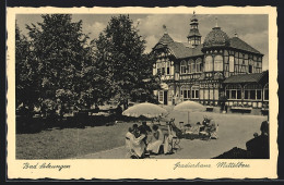 AK Bad Salzungen, Gradierhaus Mit Cafe, Mittelbau  - Bad Salzungen