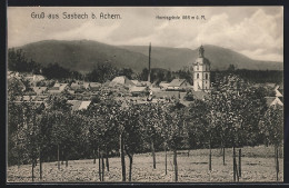 AK Sasbach B. Achern, Ortspartie Mit Hornisgrinde  - Sasbach