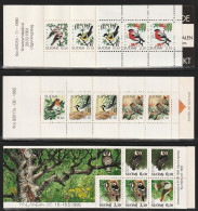 1991-93 Finland Birds Definitives Booklets (** / MNH / UMM) - Passereaux