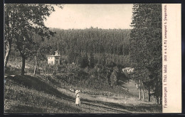 AK Finsterbergen /Th., Leinagrund Bei Steigermühle, Ortsansicht  - Autres & Non Classés