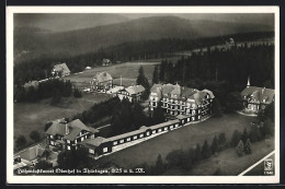 AK Oberhof /Th., Ortsansicht, Fliegeraufnahme  - Oberhof