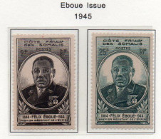 Côte Des Somalis YT 262-263 Neuf Sans Charnière XX MNH - Unused Stamps