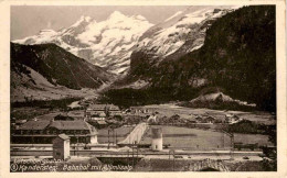 Lötschbergbahn: Kandersteg: Bahnhof Mit Blümlisalp (6) - Kandersteg