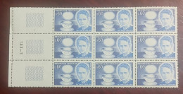 France  Bloc De 9 Timbres  Neuf**  YV N° 1533 Marie Curie - Ungebraucht