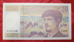 Billet 20 Francs Debussy 1993 / T.039-330109 / SPL+ - 20 F 1980-1997 ''Debussy''