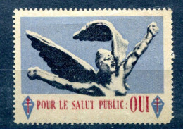 Thème Général De Gaulle - Vignette "Pour Le Salut Public OUI" Neuve Xxx - T 1543 - De Gaulle (Generale)