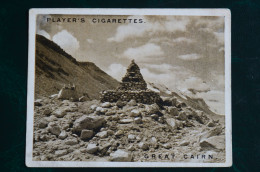 Everest 1924 6x8cm Player Cigarettes Card Great Cairn Himalaya  Alpinisme Escalade Mountaineering - Player's