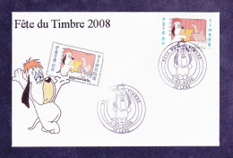 2 12	0809	-	Fête Du Timbre - Lens 1/03/2008 - Stamp's Day