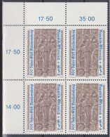 1984 , 900 Jahre Stift Reichersberg (1) ( Mi.Nr.: 1767 ) 4-er Block Postfrisch ** - Unused Stamps