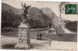 In 6 Languages Read A Story: Lourdes. La Statue De Saint-Michel Et La Basilique. | The Of Saint Michael And The Basilica - Lourdes