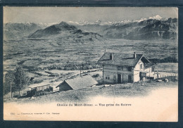 10002 Chaîne Du Mont-Blanc - Vue Prise Du Salève - Train - Autres & Non Classés