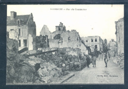 10096 Soissons - Rue Du Commerce - Animation - Guerre 1914-18 Après Les Bombardements - Soissons