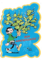 Carte Postale: Gaston Par Franquin 1998; "BON ANNIVERSAIRE !"; N° CSG 2102 - Fumetti