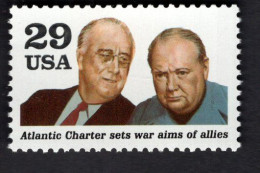 2039824352 1991 SCOTT 2559D (XX) POSTFRIS MINT NEVER HINGED -  WORLD WAR II - FRANKLIN D ROOSEVELT - WINSTON CHURCHILL - Ungebraucht