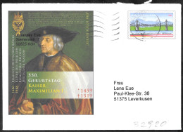 Germania/Germany/Allemagne: Intero, Stationery, Entier, Massimiliano I D'Asburgo Imperatore Del Sacro Romano Impero - Royalties, Royals