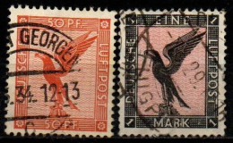 Deutsches Reich 1926 - Mi.Nr. 381 + 382 - Gestempelt Used - Gebraucht