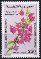 T.-P. Neuf Sans Gomme  Flore Fleurs BOUGAINVILLÉE (Bouganvillea Spectabilis) - N° 1366 (Yvert Et Tellier) - Tunisie 1999 - Tunesië (1956-...)