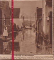 Heugem Bij Maastricht - Overstroming - Orig. Knipsel Coupure Tijdschrift Magazine - 1925 - Non Classés