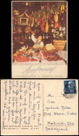 Postales Barcelona LOS CARACOLES Restaurant Mit Wirt 1956 - Autres & Non Classés